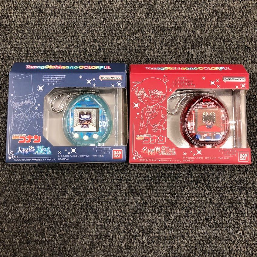 【新品】2個セット Tamagotchi nano colorful 名探偵コナン 名探偵の紅玉（たまごっち）＆大怪盗の藍玉（たまごっち）