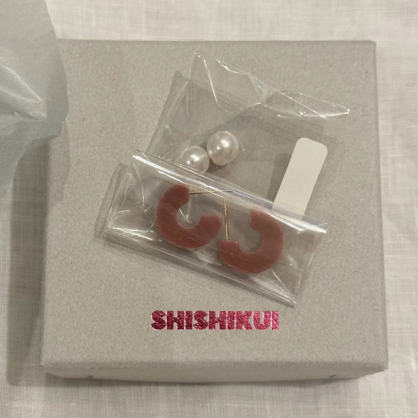 アクセサリー THE SHISHIKUI Pierce II / SMOKY PINK THE SHISHIKUI シシクイ Pierce / SMOKY PINK - メルカリ