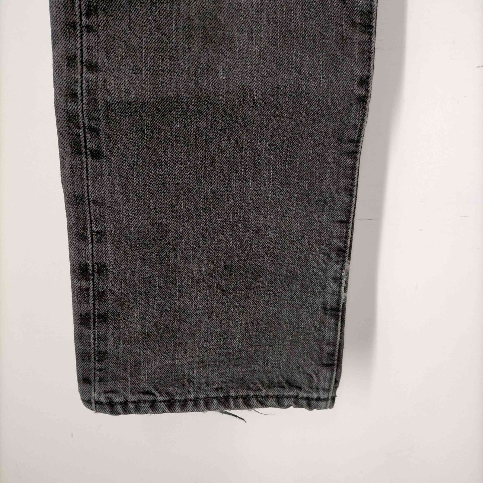 RRL ダブルアールエル ブラックデニムパンツ 後染 メダリオンステッチ L相当 RRL ダブルアールエル ブラックデニムパンツ 後染 メダリオンステッチ