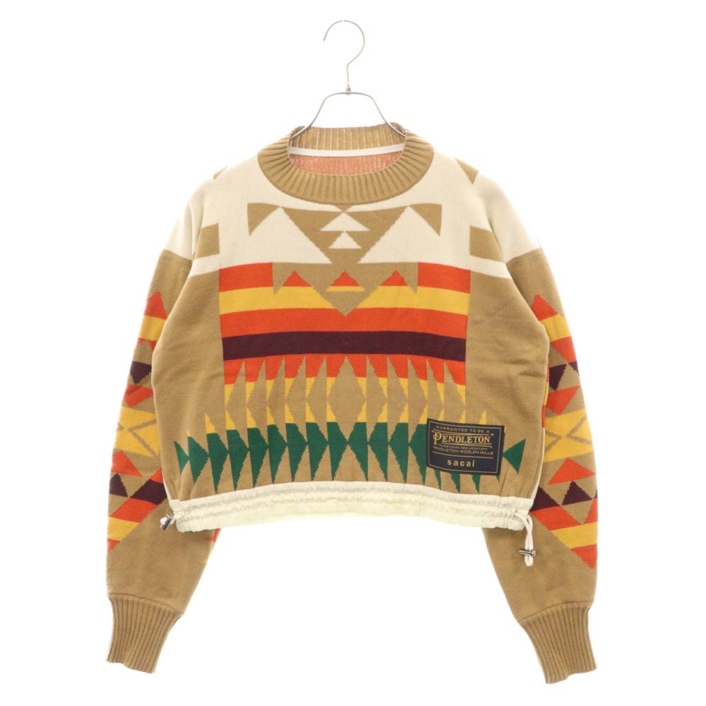 Sacai サカイ ×PENDLETON ペンドルトン ネイティブ チマヨ ニット セーター 19-04241 マルチカラー Sacai (サカイ) ×PENDLETON ペンドルトン ネイティブ チマヨ ニット