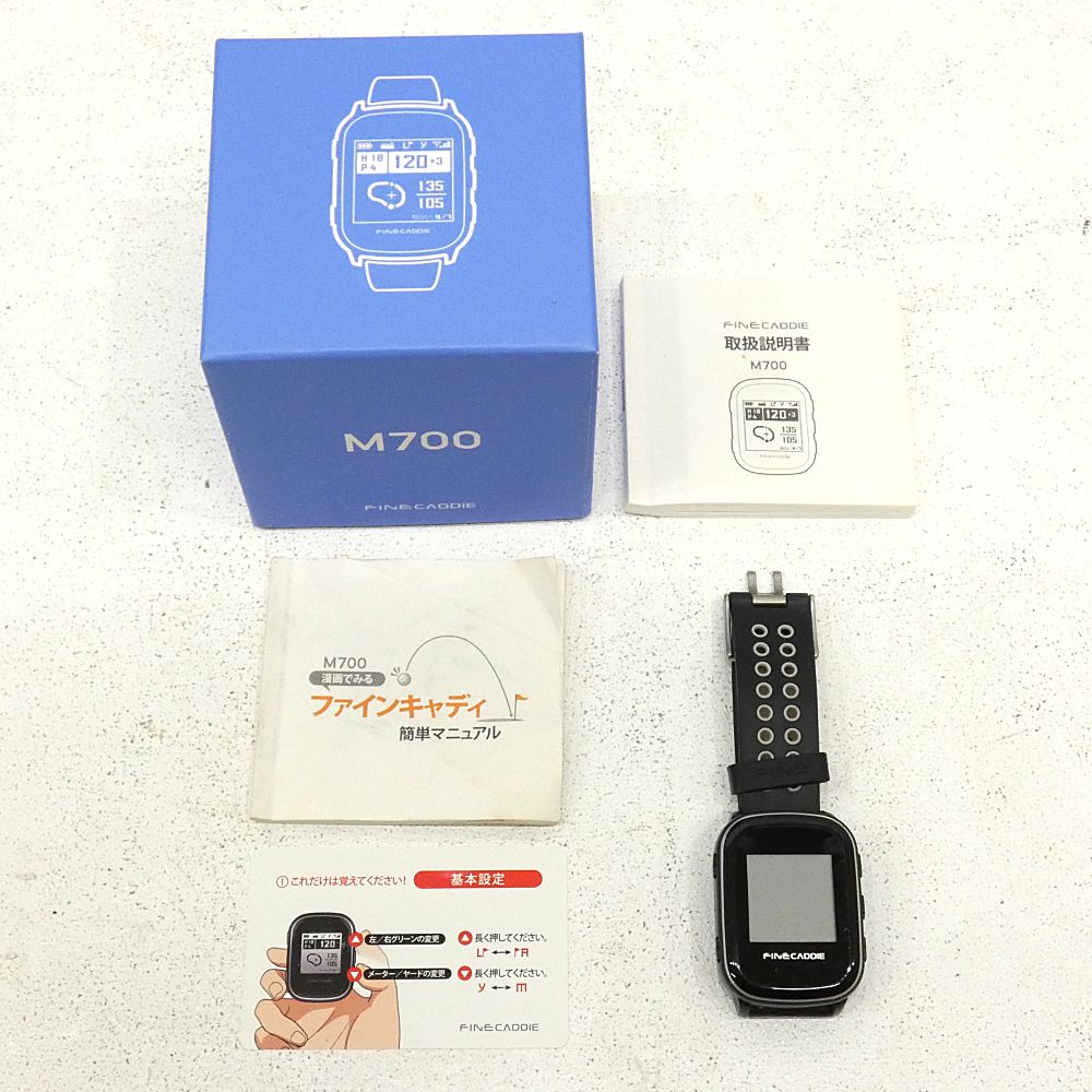 小牧店】USBケーブル欠品 FineCaddie M700 ファインキャディ 腕時計型