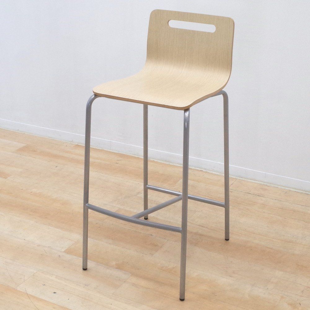 ルイ16世スタイル オーバルチェア 彫刻なし アンティークホワイト