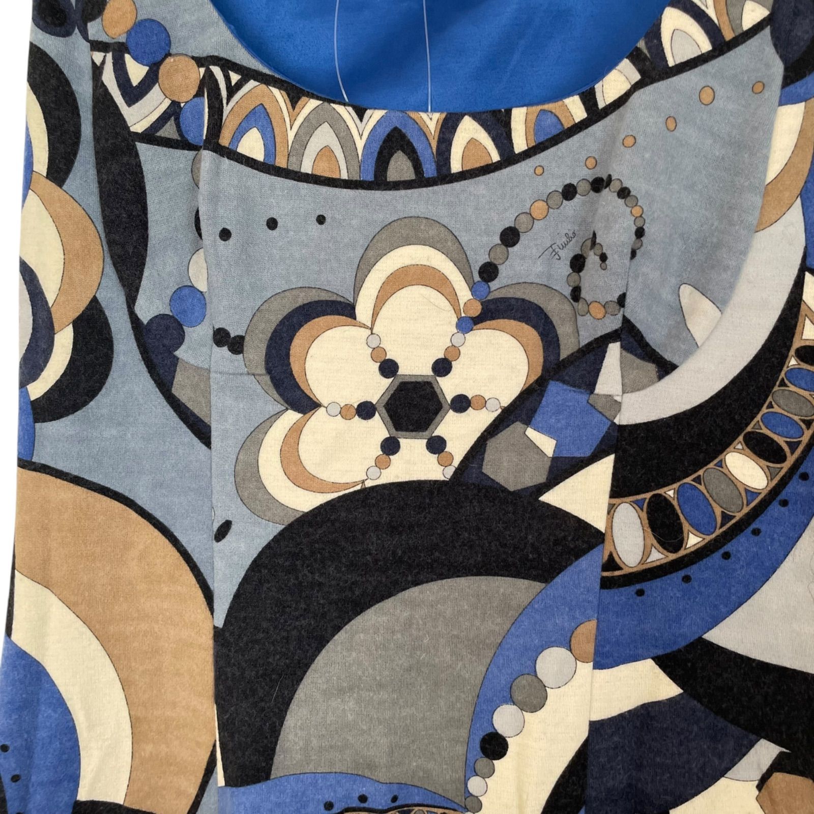Z1415 EMILIO PUCCI エミリオプッチ ノースリーブワンピース