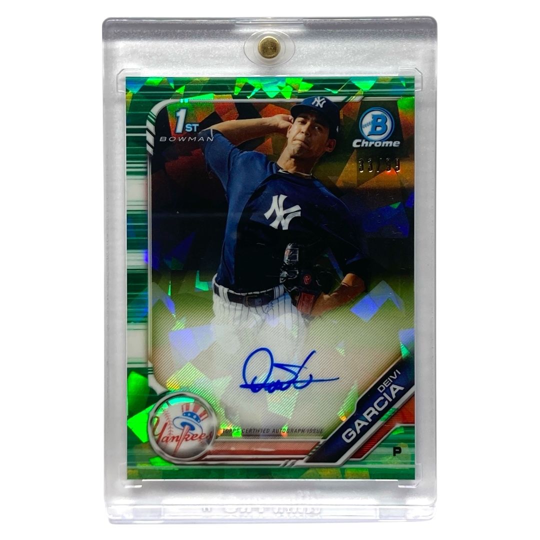 TOPPS MLBカード BOWMAN CHROME DEIVI GARCIA YANKEES 33/99 #CPA-DG 送料無料 中古 IT2 トレーディングカード TOPPS MLBカード BOWMAN CHROME DEIVI GARCIA