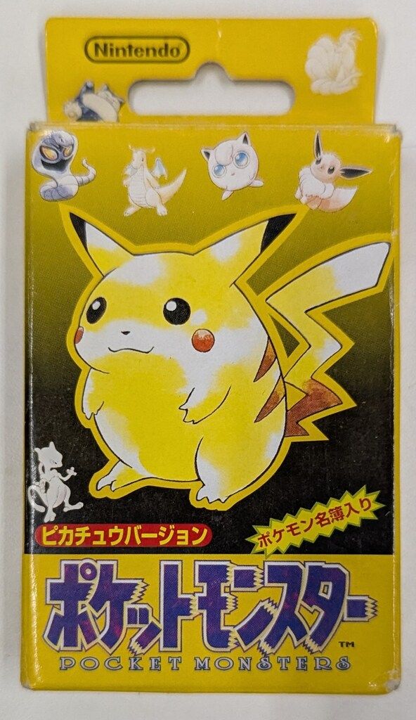 任天堂 ポケモン名簿入りトランプ ポケットモンスター ピカチュウバージョン