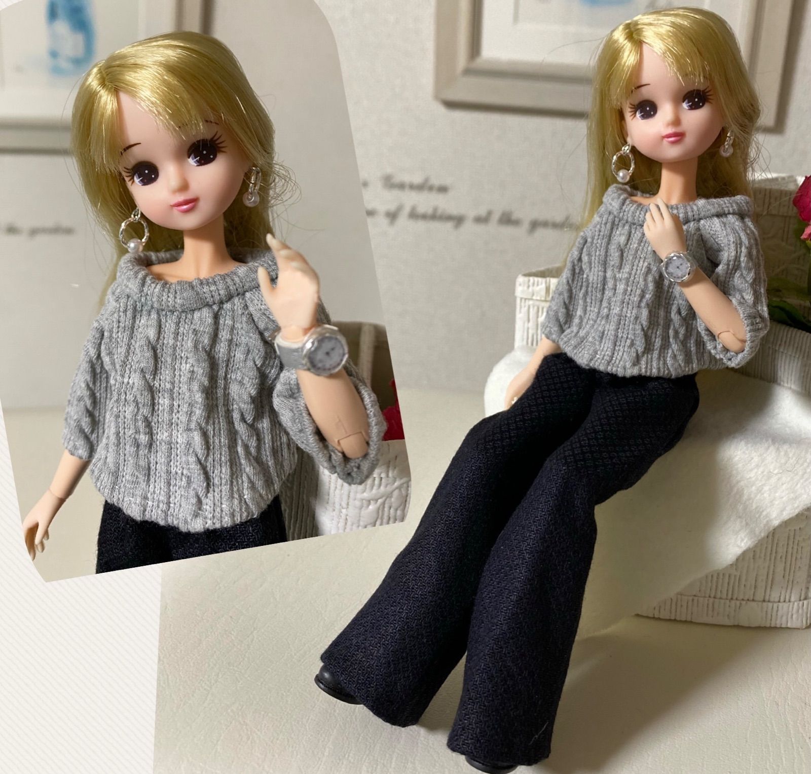 再販しました❣️リカちゃんハンドメイド服4点セット - メルカリ