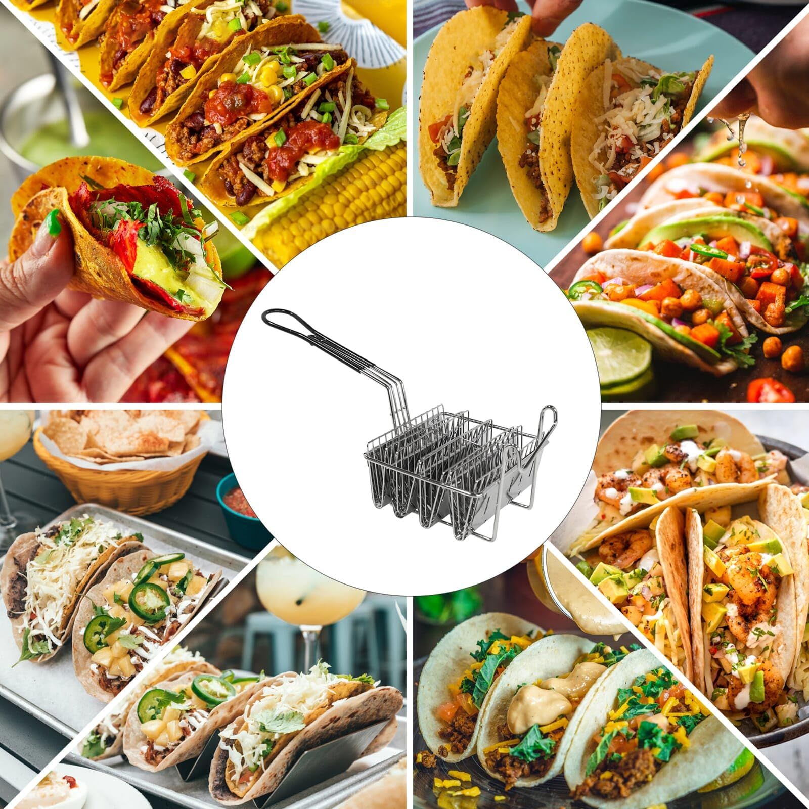 4個の貝殻を収納-タコシェルやフライドポテト