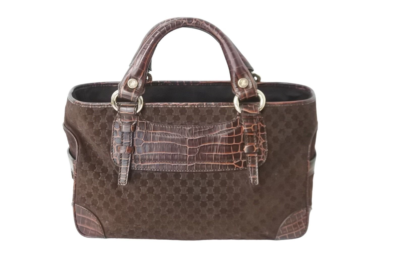 CELINE セリーヌ ハンドバッグ ブギーバッグ WC-ST-0077 ブラウン 