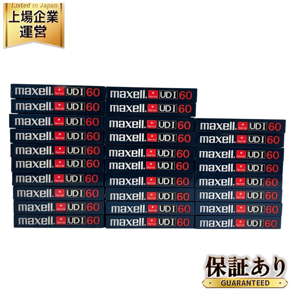 maxell UDI60 カセットテープ 28点おまとめ 人気 未使用 Y9689889 maxell UDⅡ カセットテープ