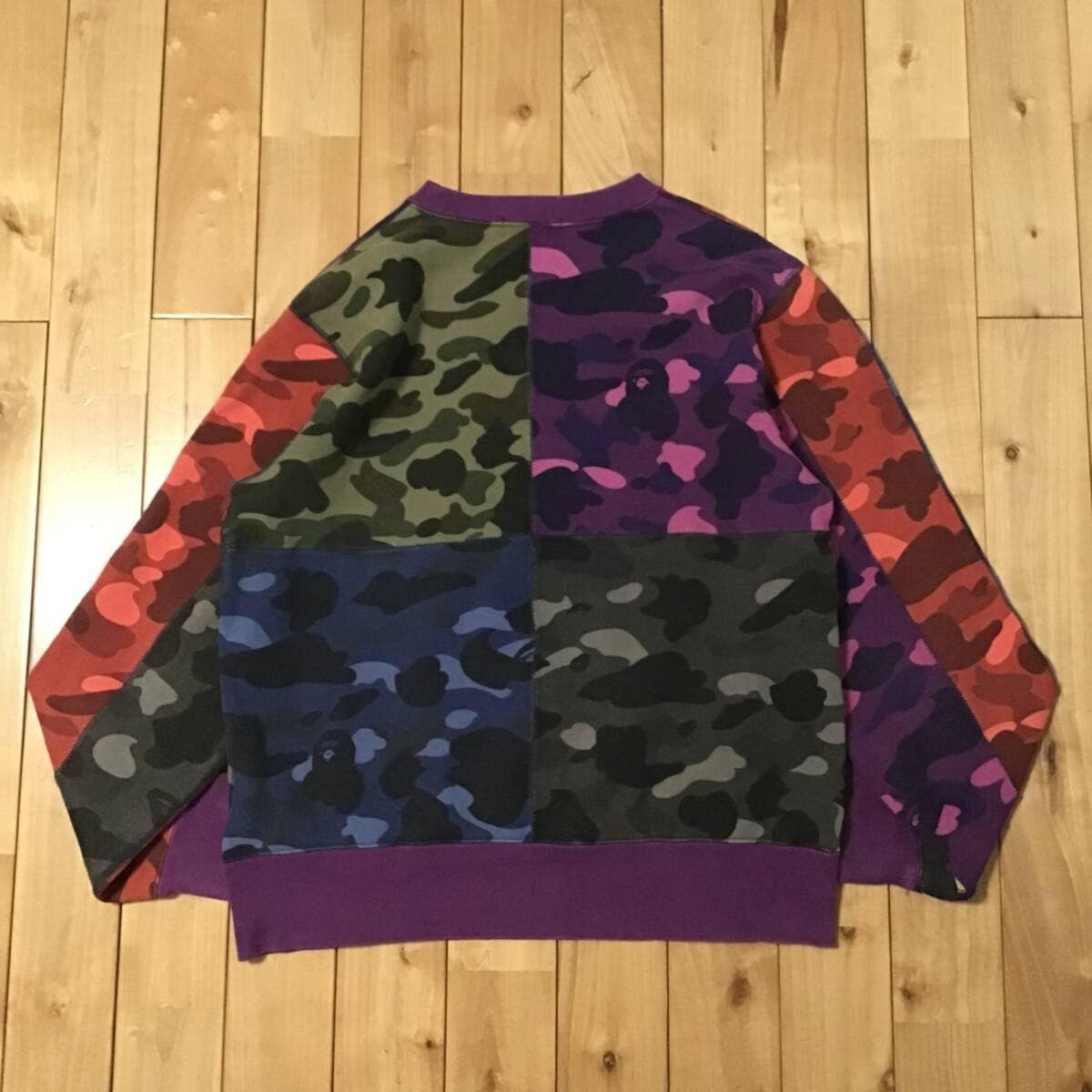 Mix camo シャーク 長袖スウェット Mサイズ a bathing ape BAPE shark 
