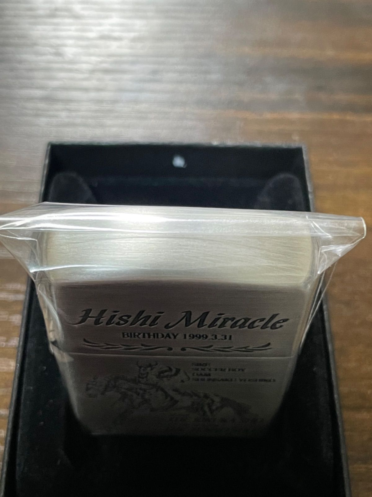 zippo 名馬 ヒシミラクル Hishi Miracle 競馬 2003年製 BIRTHDAY 