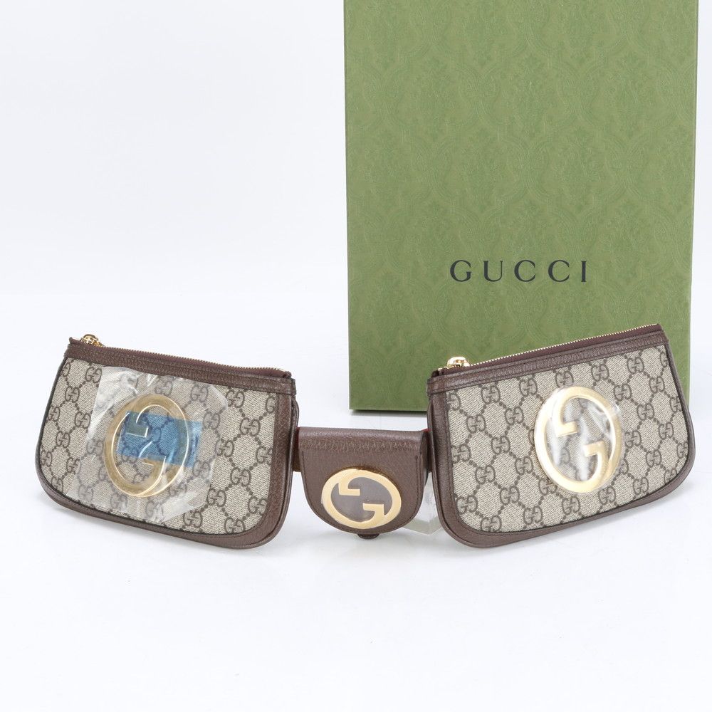 未使用 グッチ GGスプリーム ブロンディ ミニ ベルトバッグ 702614  