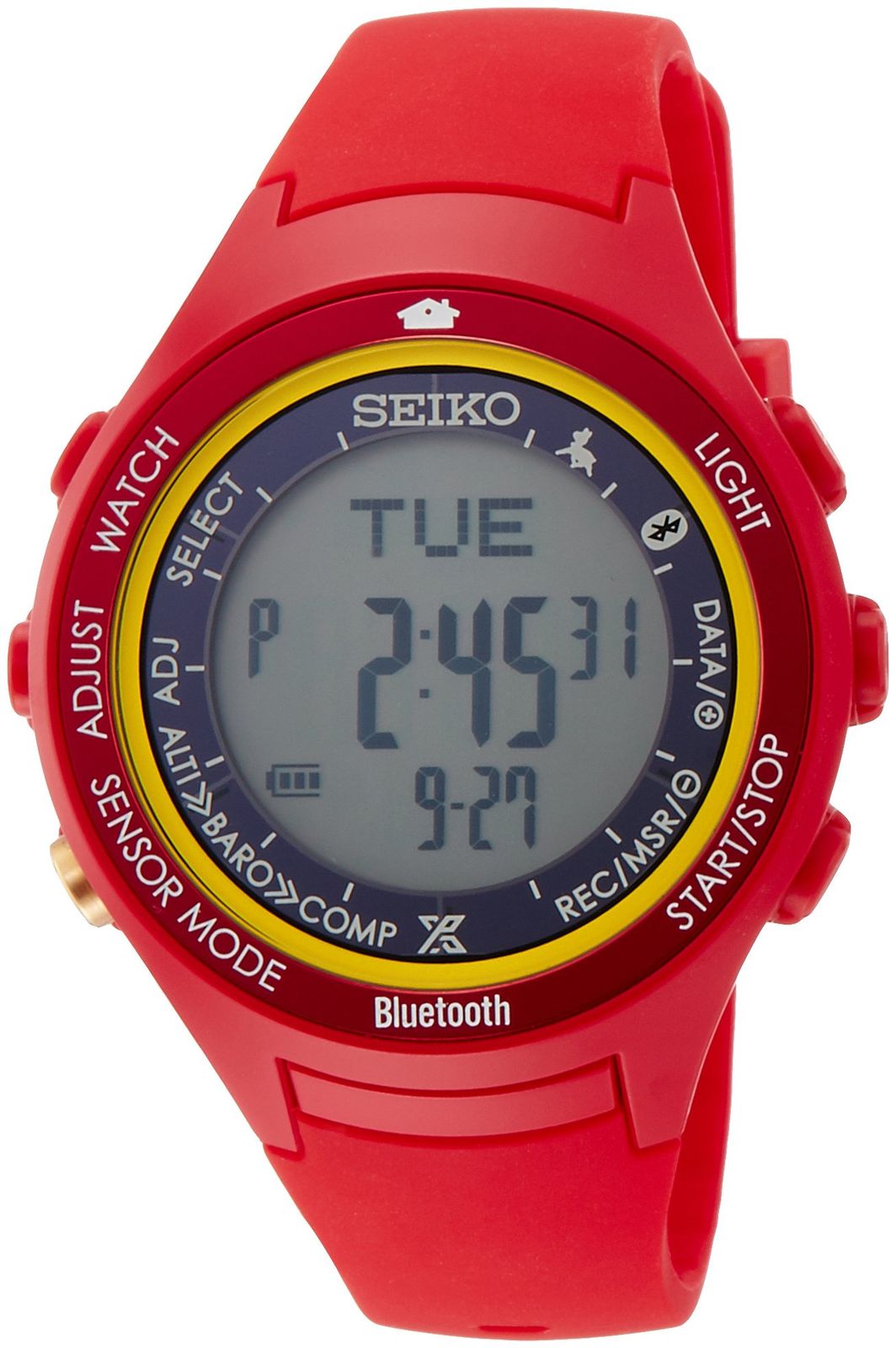 [セイコーウォッチ] 腕時計 プロスペックス Alpinist デジタル SEIKO WATCH LINK SBEK005 レッド 