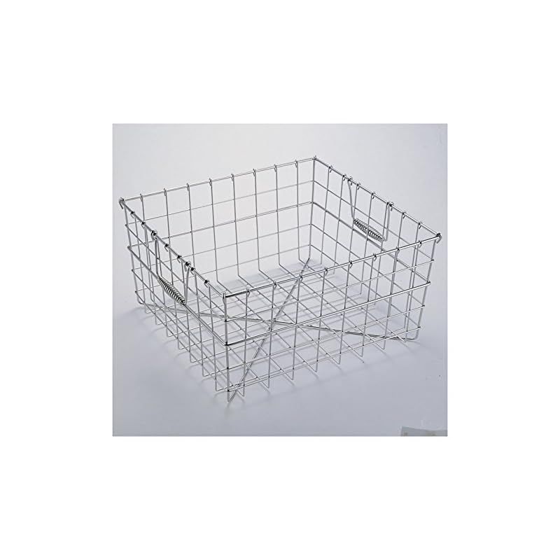 MT 18-8食器カゴ B-4 48×39×20cm テーパー付 0