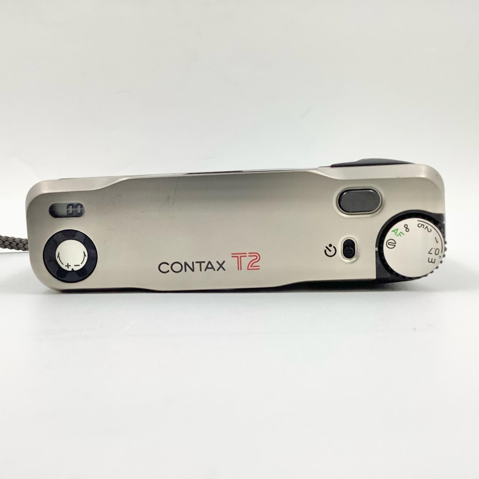CONTAX T2 シルバー コンパクトフィルムカメラ 動作確認文章参照 CONTAX T2 シルバー コンパクトフィルムカメラ 動作確認文章参照