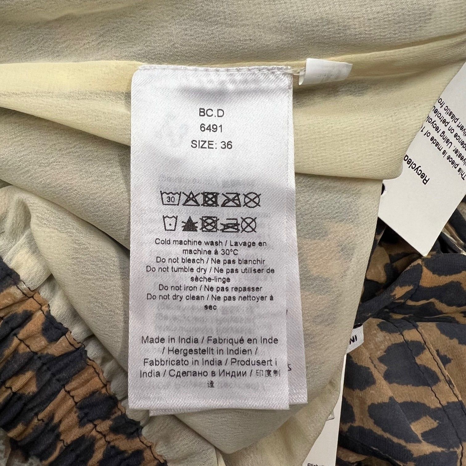 GANNI Leopard-print Skirt レオパードプリントスカート マキシスカート ガニー 6491 ブラウン系 36 539A1 GULLKHAN_COM