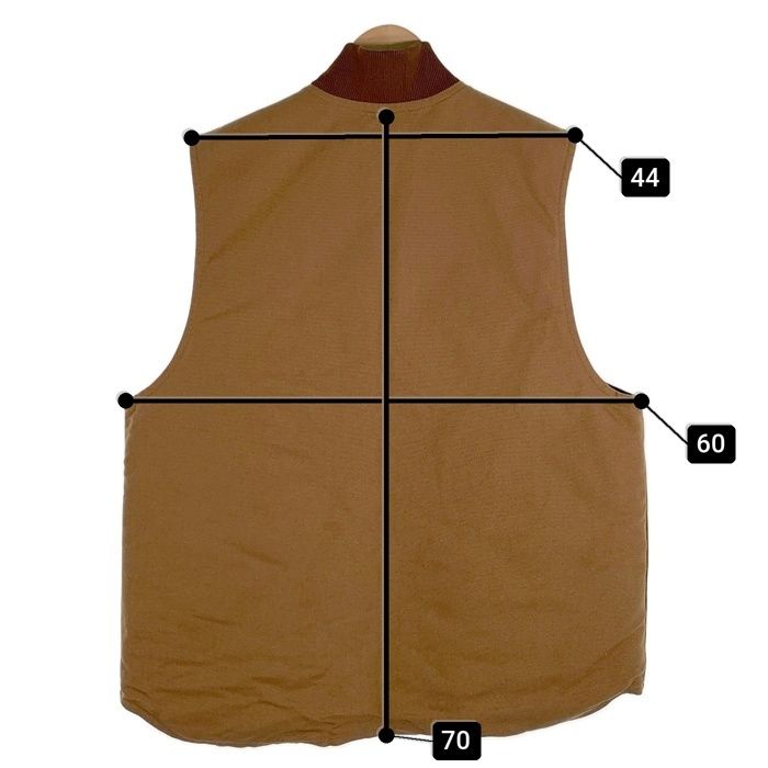Carhartt カーハート Duck Vest ダックベスト ブラウン V01-BRN