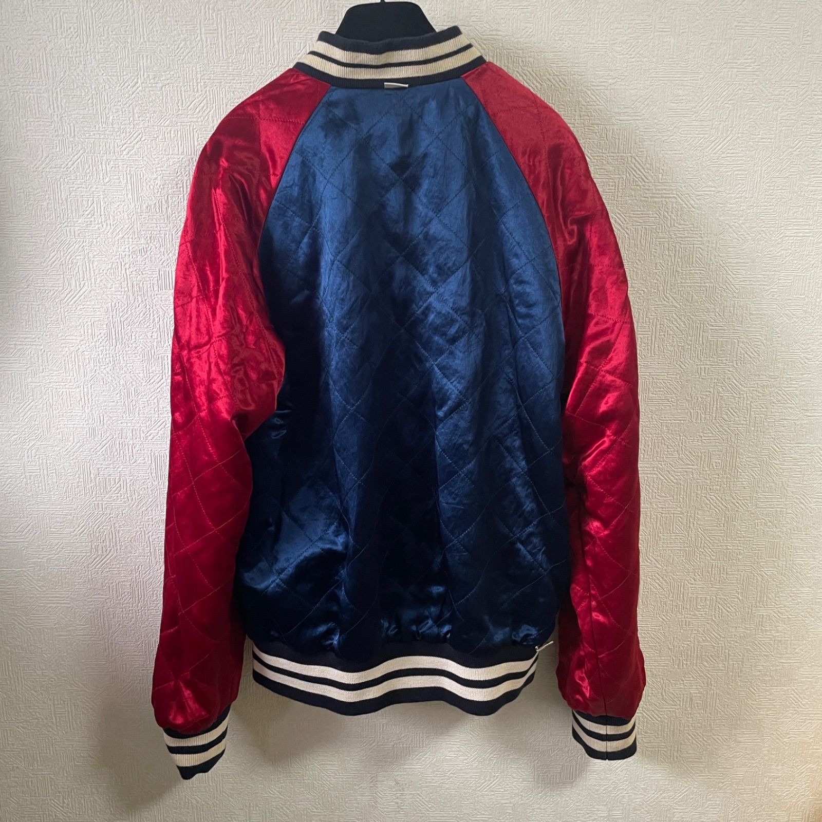 GUCCI(グッチ)18SS アームサイドロゴ レザーボンバージャケット 474053 
