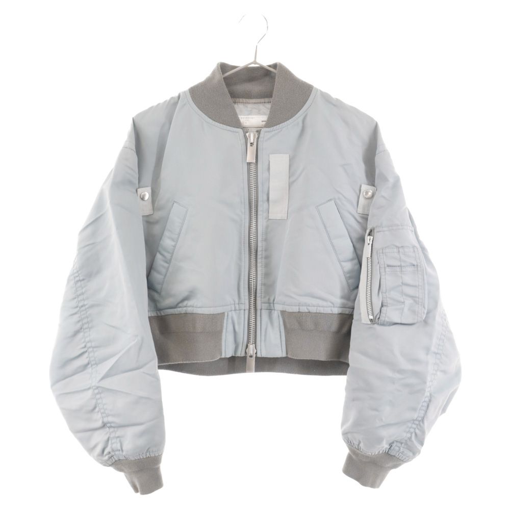 sacai 22aw MA-1 Blouson グレー Sacai (サカイ) Nylon Twill MA-1 Blouson Jacket ナイロン