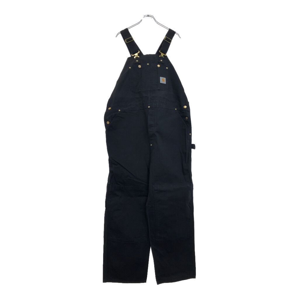 00年代 Carhartt カーハート ダック ダブルニー ビブオーバーオール 大きいサイズ メンズ W46 L30 古着 U2959