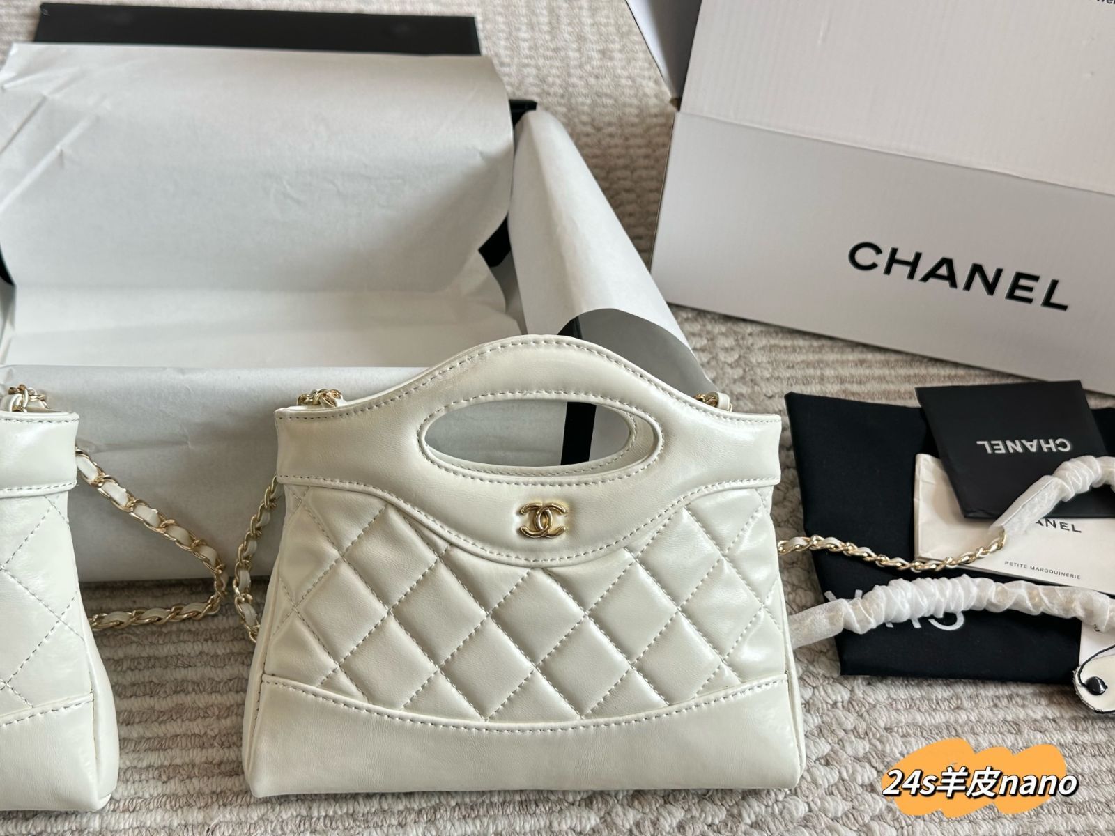 *新作&人気デザイン*【CHANEL】2WAY CHANEL31 バッグ ナノ シャネル31 ナノショッピングバッグ chanel ショルダー バッグ