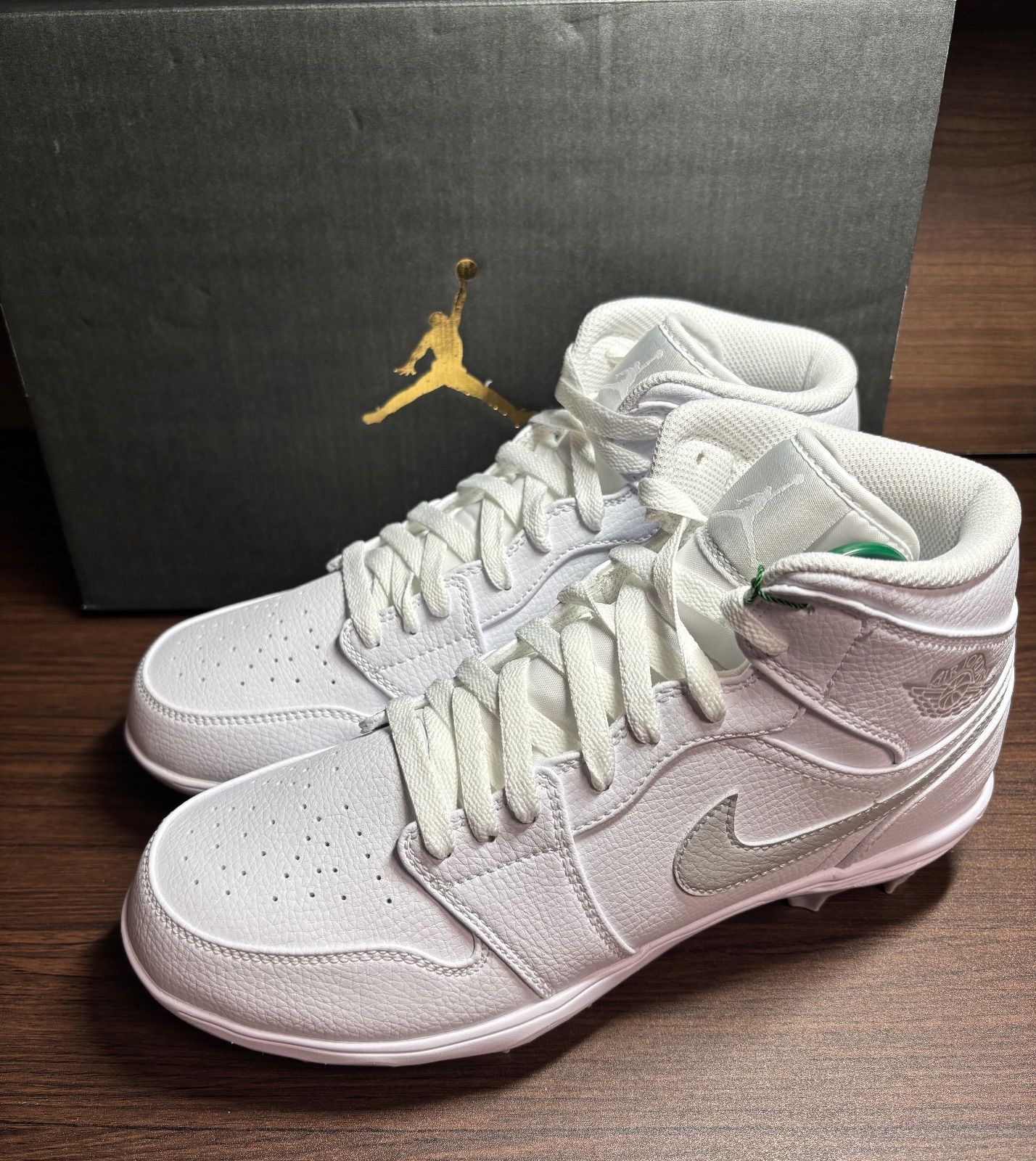 ジョーダン 1 ミッド TD クリート グレイ フォグ 野球スパイク size26.5㎝