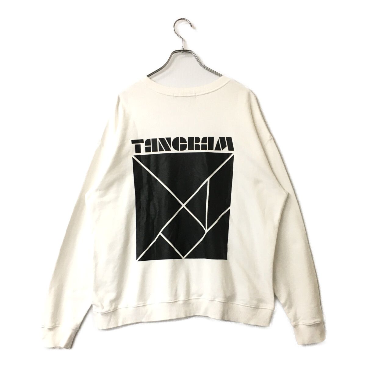 中古 メンズ タングラム TANGRAM スウェット XL 白 ホワイト  