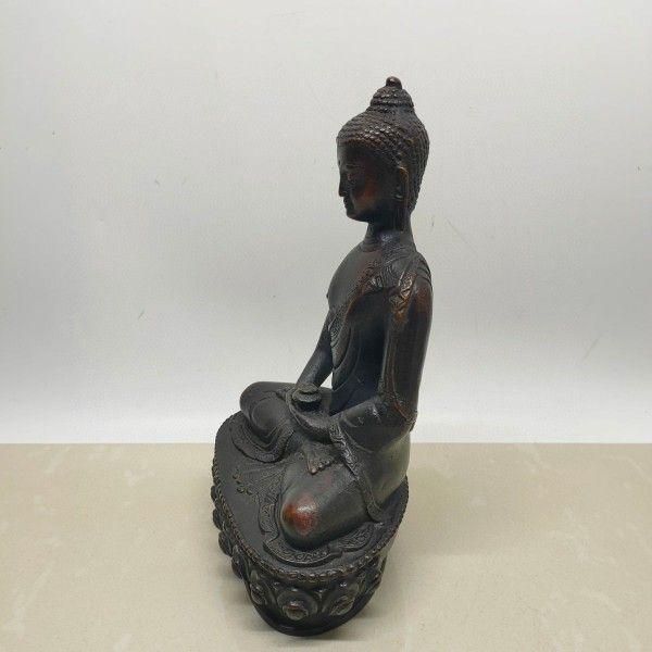 銅細工 釈迦牟尼仏像 仏教美術 置物 装飾品 工芸品 美術品 釈迦牟尼仏 仏像 仏教美術 銅製 工芸品 美術品 置物 仏教美術 仏像
