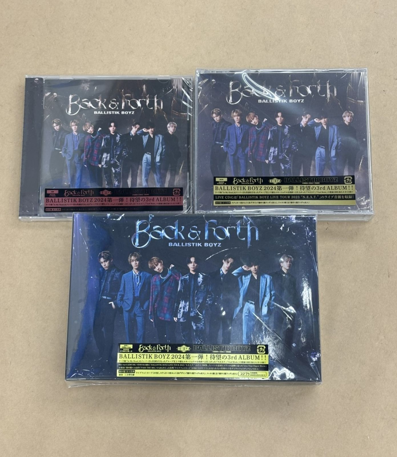 BALLISTIK BOYZ from EXILE TRIBE / Back ＆ Forth CD＋2Blu-ray、3CD、CD  3形態セット【M1160-003】 - メルカリ