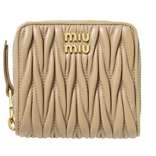 ミュウミュウ MIUMIU 財布 二つ折り財布 マテラッセ レディース 2023年 ...