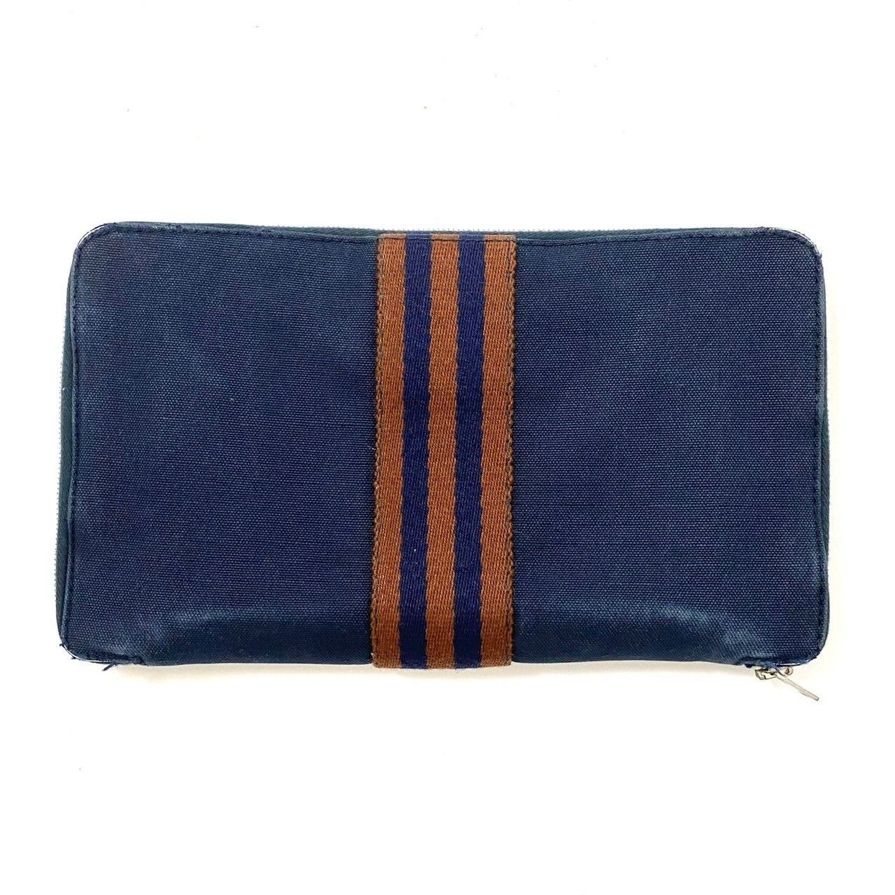 【良品】HERMES エールライン パースGM パスポートケース 長財布 HERMES エルメス エールライン パースGM ラウンドファスナー 長