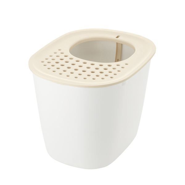 まとめ ラプレ 砂取りネコトイレ ホワイト ペット用品 ×2セット