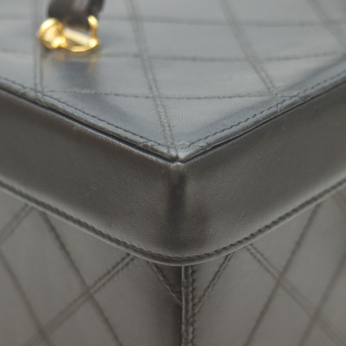 CHANEL シャネル 5番 黒 ビコローレ ラムスキン G金具 2WAY