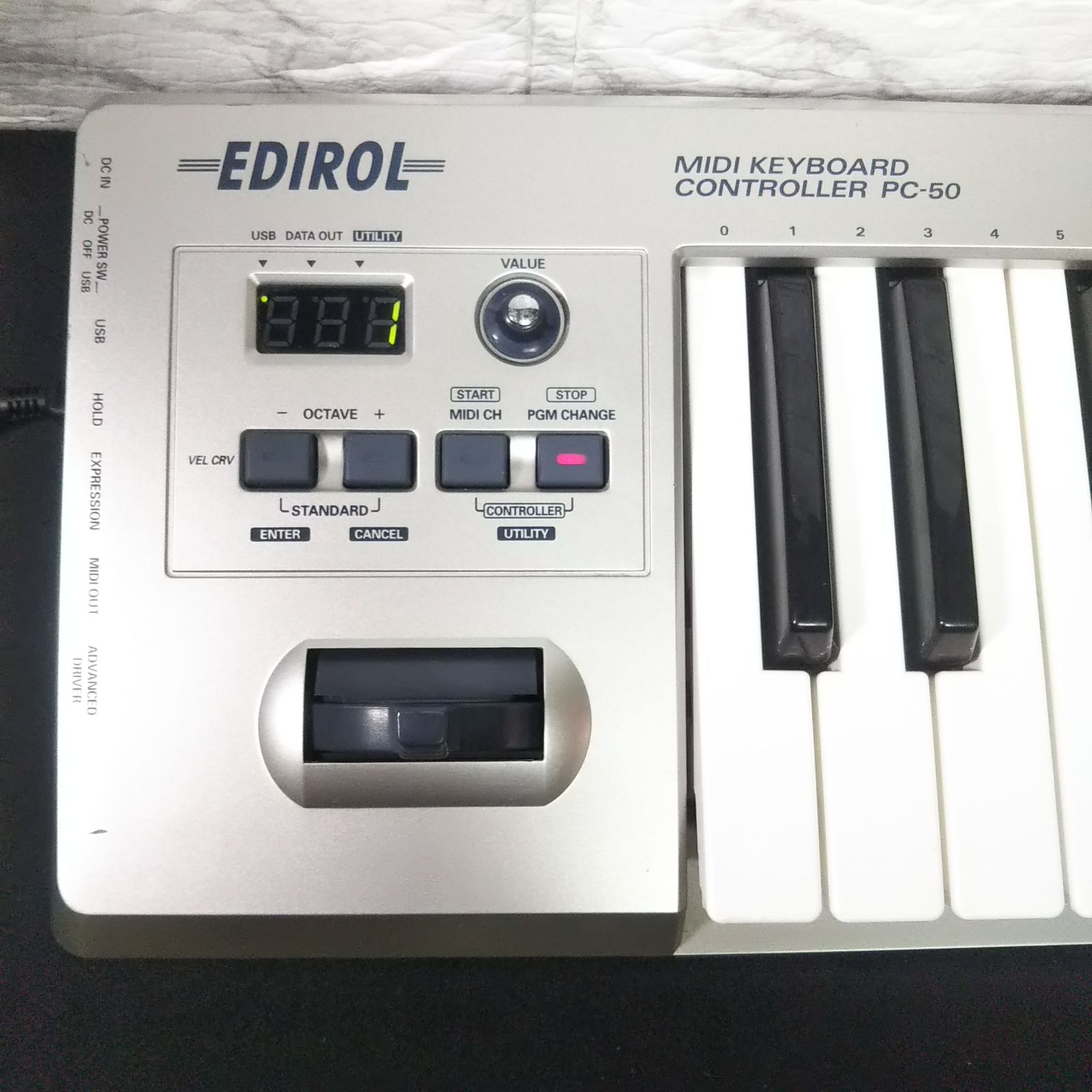 Roland MIDI Keyboard Controller EDIROL PC-50 USB MIDI標準