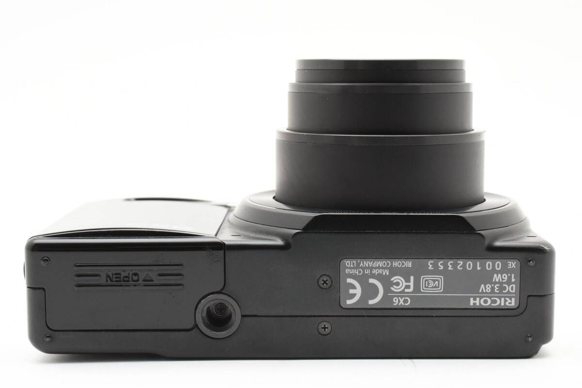RICOH CX6 コンパクトデジタルカメラ 動作確認済 バッテリー 充電器