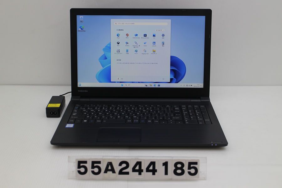 dynabook dynabook B65/DN Core i3 8130U 2.2GHz/8GB/256GB(SSD)/Multi/15.6W/FWXGA(1366x768)/Win11 【55A244185】