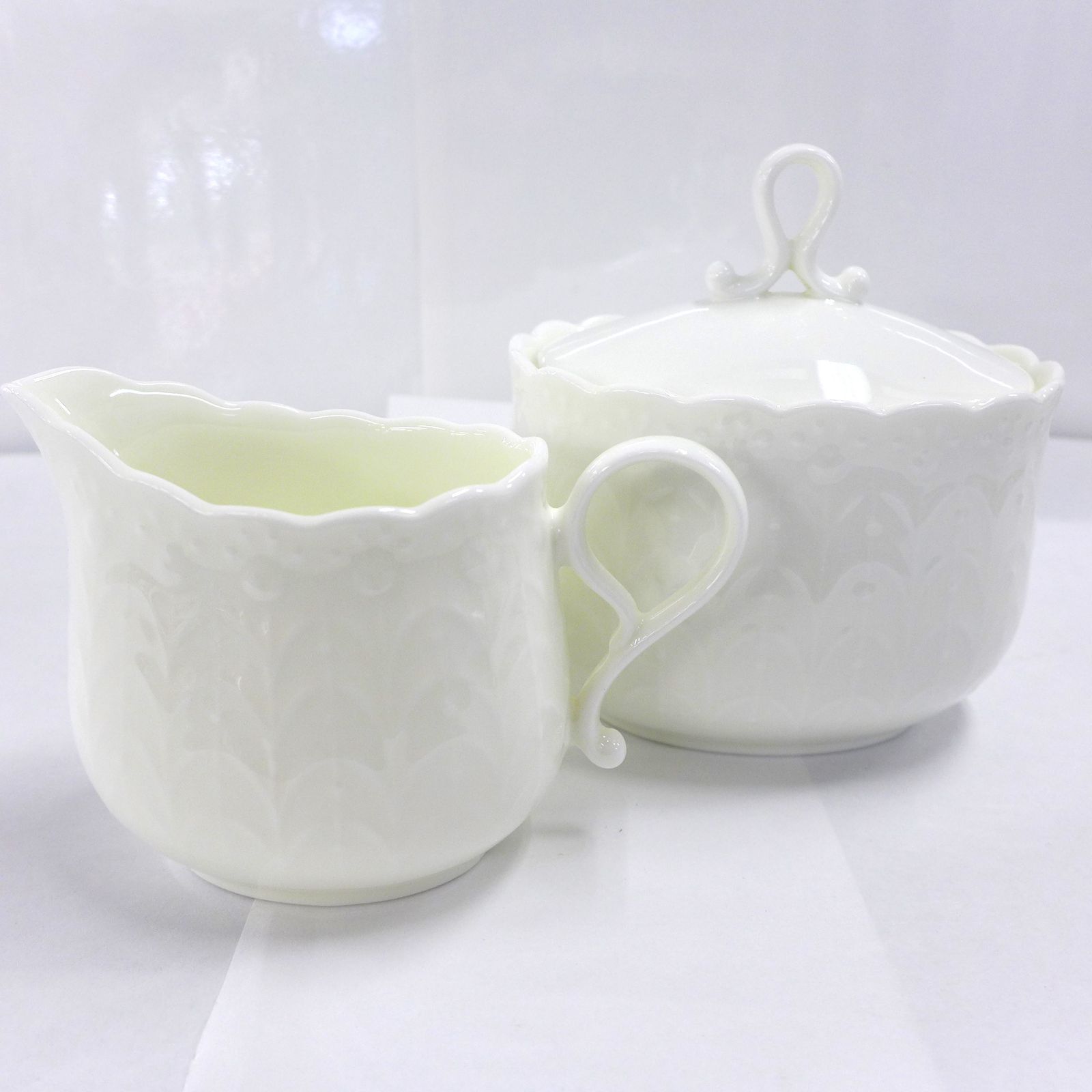 NARUMI ナルミ Silky White シルキーホワイト カップ＆ソーサー 5客