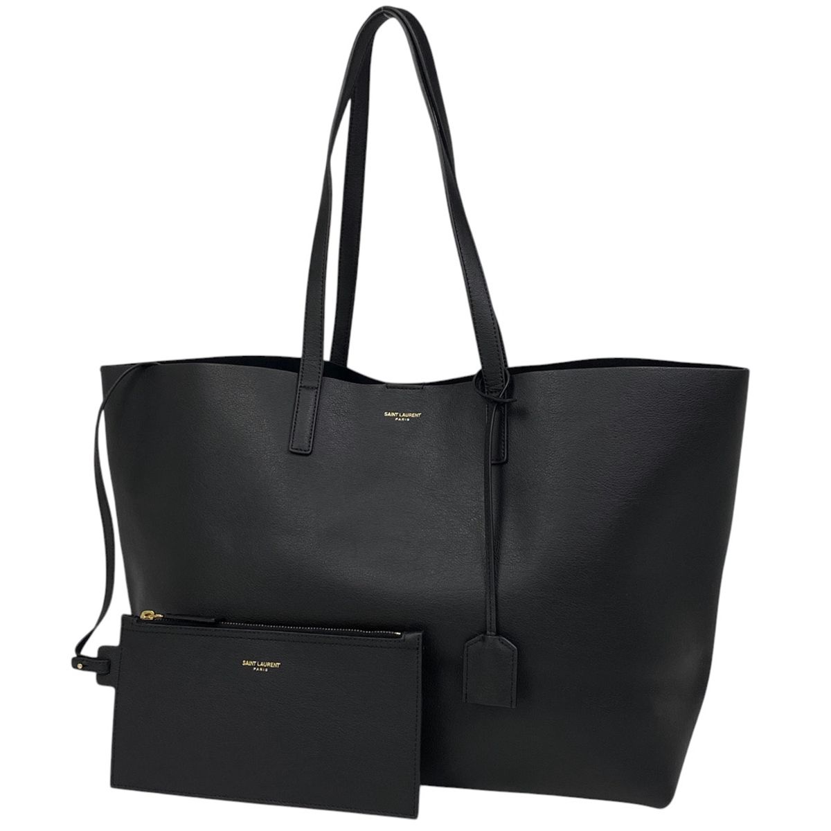 Yves Saint Laurent YSL ロゴ レザー トート バッグ Yves Saint Laurent YSL ロゴ レザー トート バッグ - メルカリ