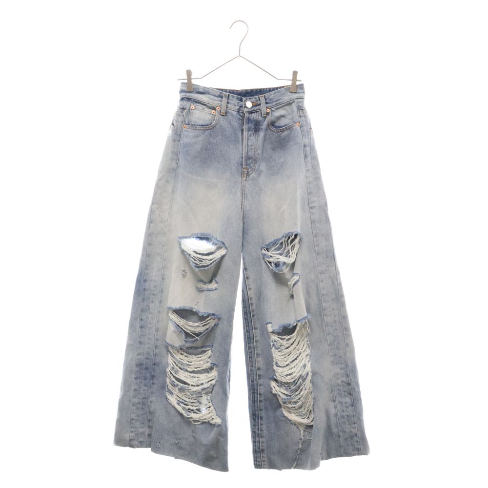 VETEMENTS (ヴェトモン) 23SS DESTROYED BAGGY JEANS デストロイ 
