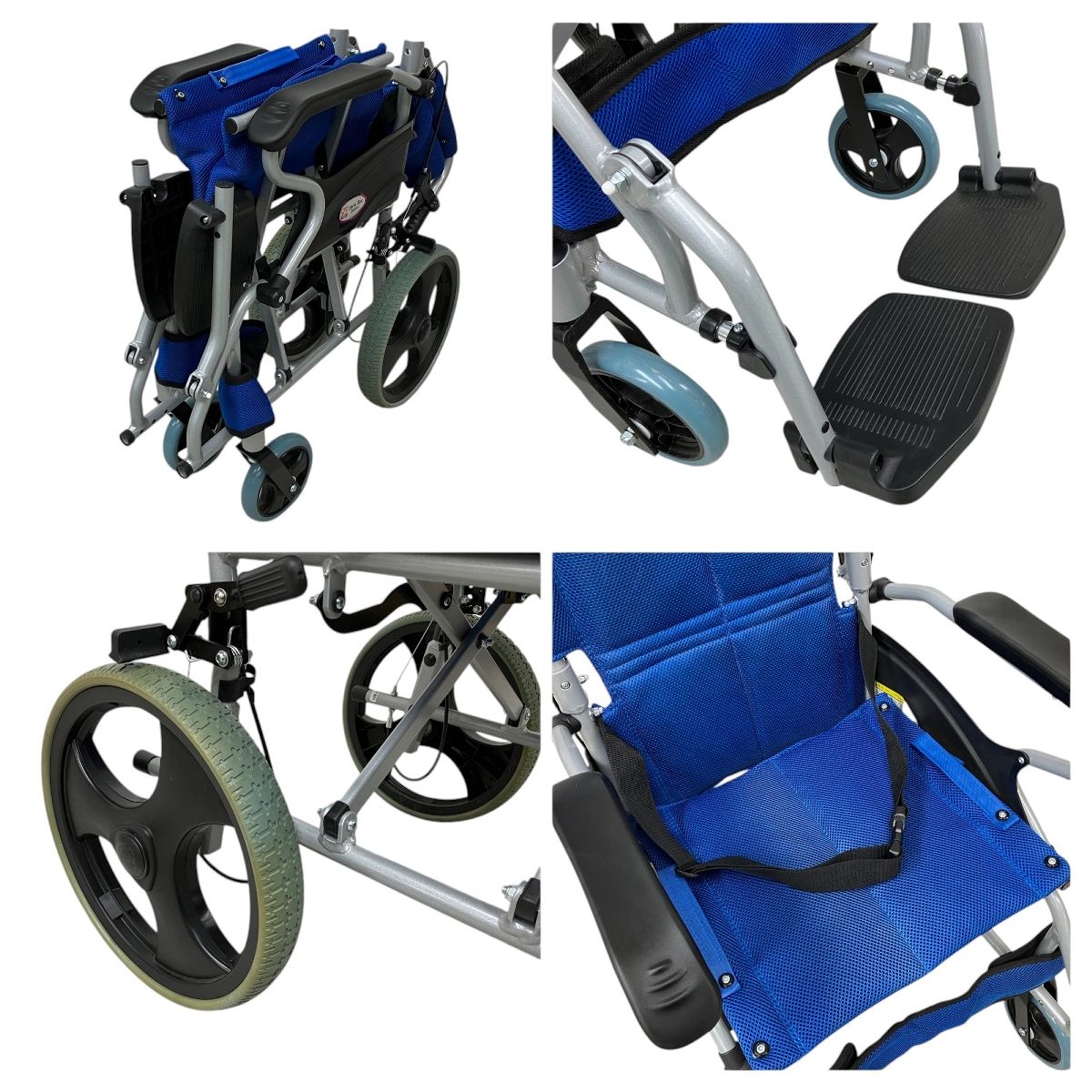 Care Tec スマイル CA-80SU 折りたたみ 介助用車いす 介助用