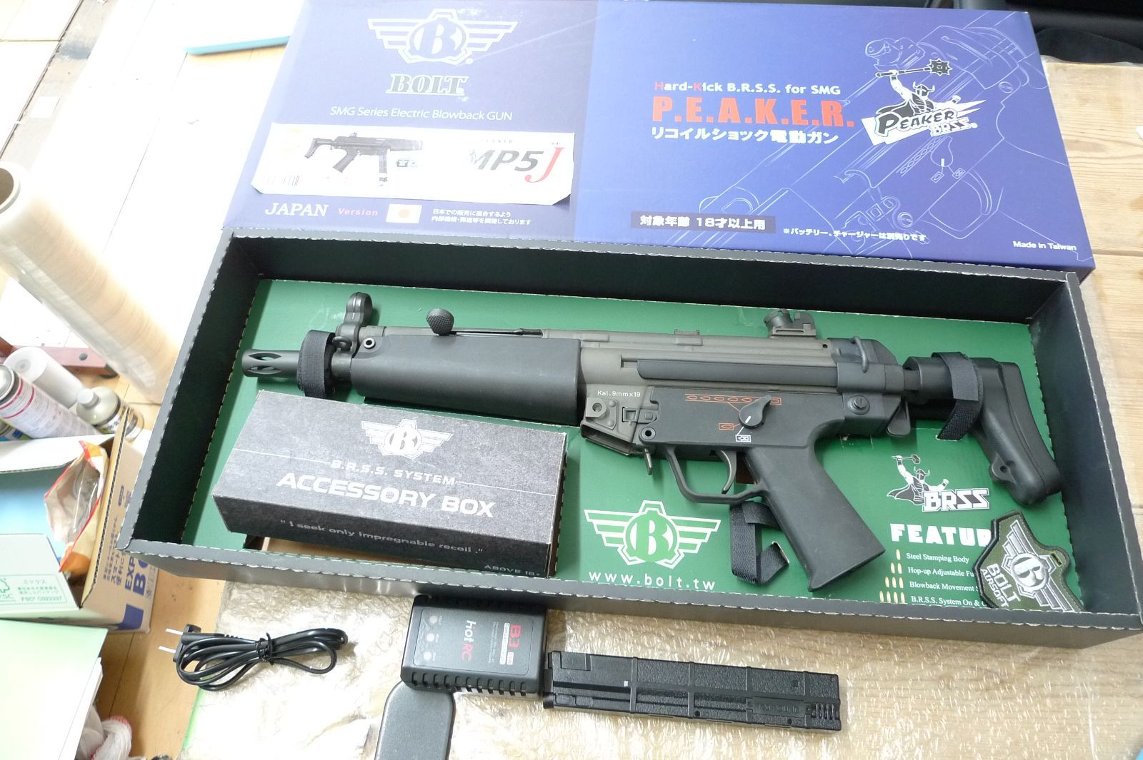 BOLT MP5J -P.E.A.K.E.R- リコイルショック電動ガン ボルト smgシリーズ 管理MB0803 - メルカリ