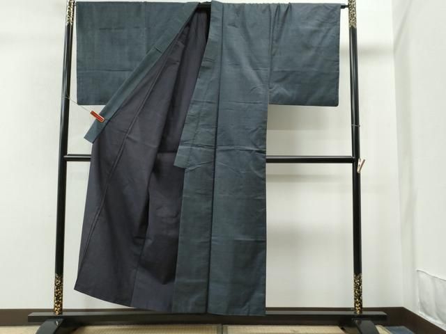 平和屋着物○男性 本場大島紬 アンサンブル 100亀甲 総詰め 正絹 逸品