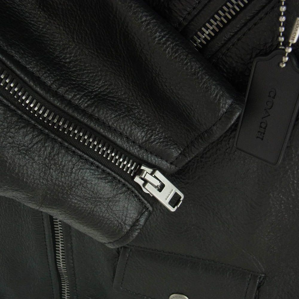 COACH コーチ CL359 MOTO JACKET カウレザー ダブル ライダース