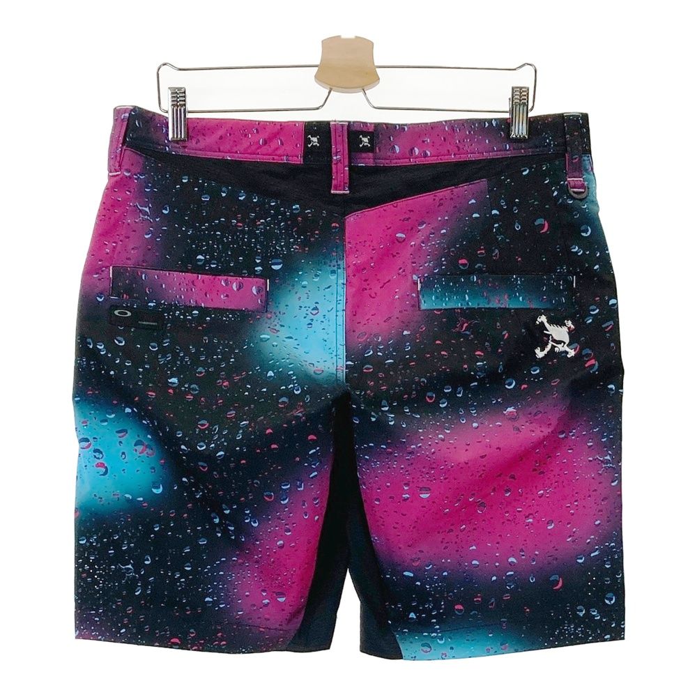 サイズ 34 OAKLEY オークリー ハーフパンツ 総柄 ブラック系 240101439939 ゴルフウェア メンズ ストスト