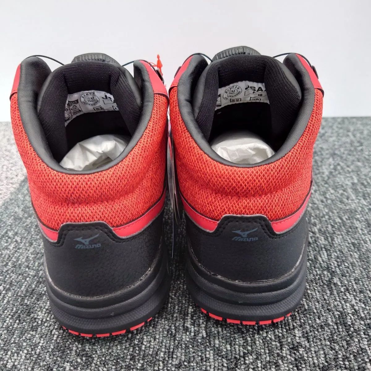 健康用品 【かっこいい赤！】MIZUNO オールマイティ 安全靴 LSⅡ73M