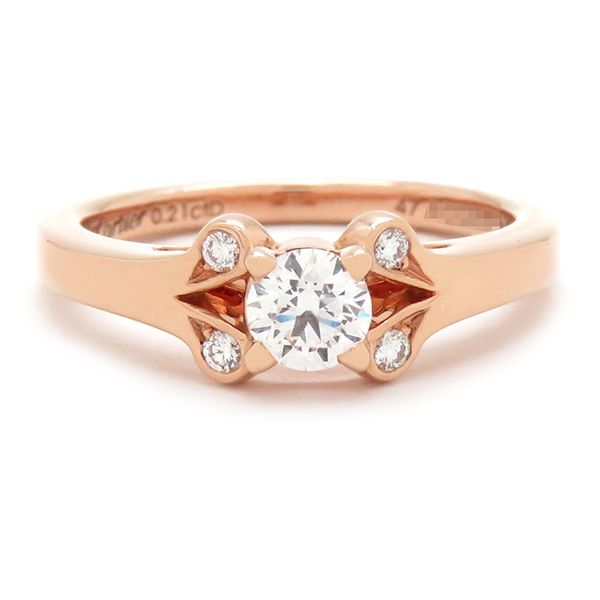 カルティエ Cartier リング 指輪 バレリーナ ソリテール K18PG 