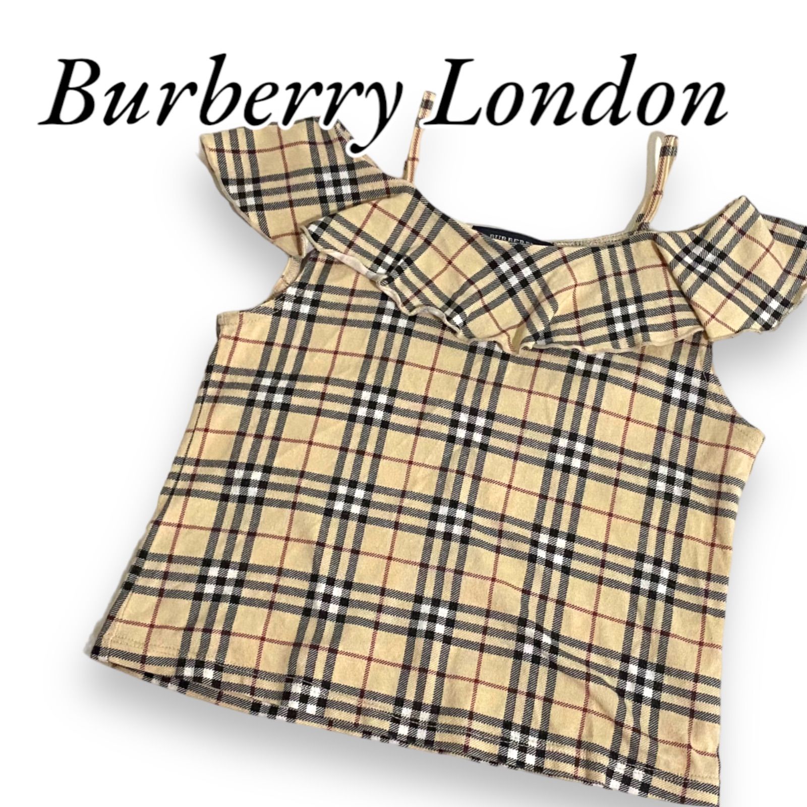 Burberry London バーバリーロンドン オフショルダートップス 