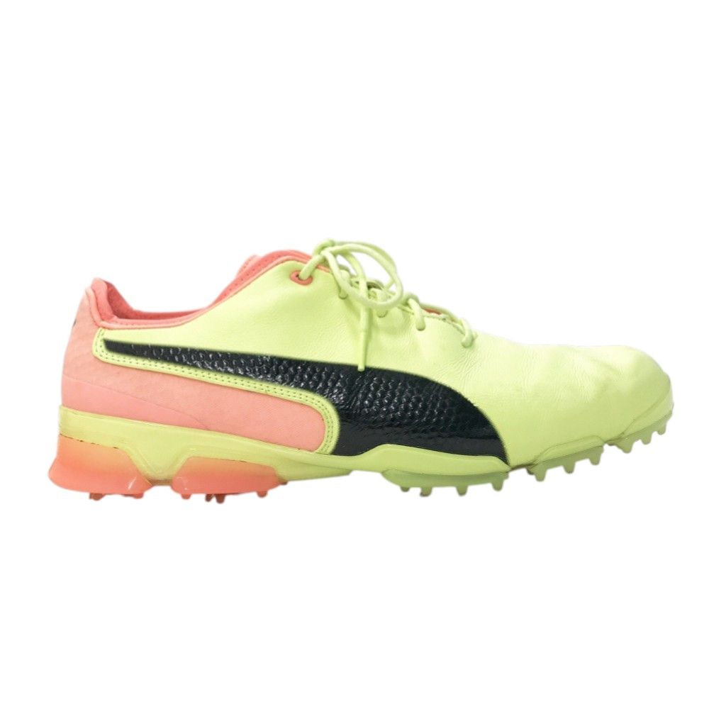 PUMA ゴルフシューズ イグナイト イエロー/ピンク 25.5センチ PUMA GOLF プーマゴルフ 194083-01 ゴルフシューズ イグナイト