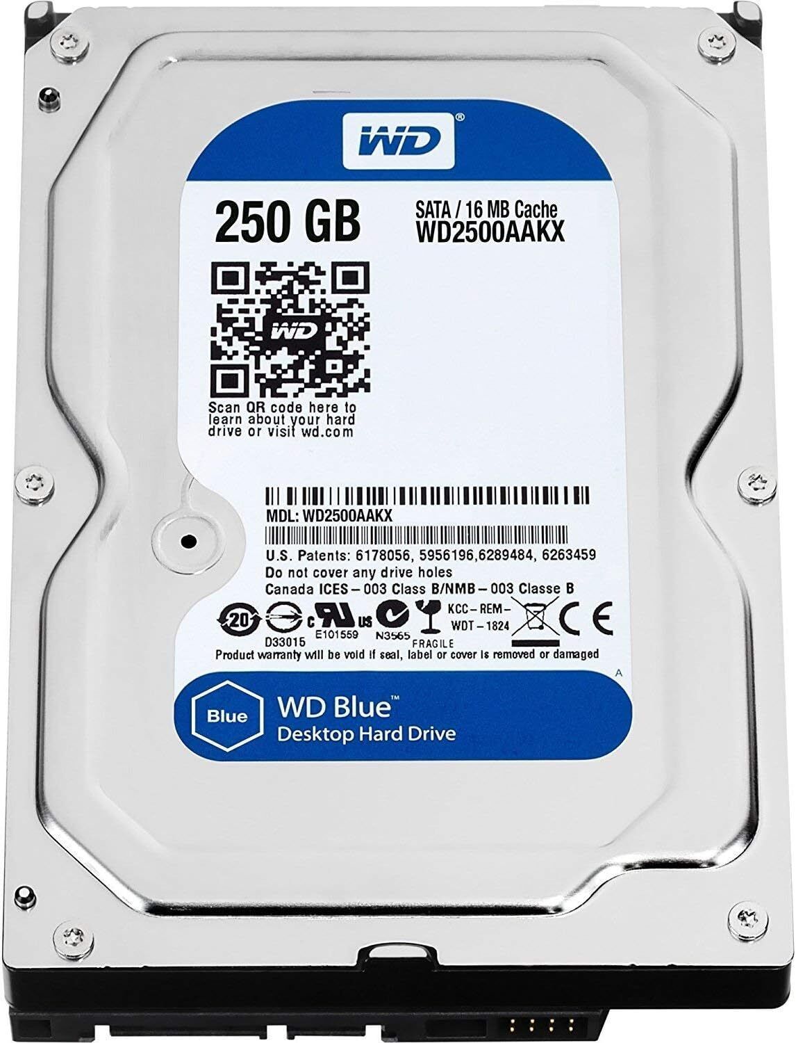 Western Digital カー ブルー 250GB 内蔵 7200RPM 3.5 WD2500AAKX HDD