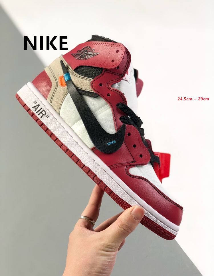 新品 未使用 Nike Air Jordan 1 × OFF chicago off white  AA3834-101 男女兼用